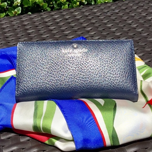 kate spade Handbags - KATE SPADE WALLET NAVY BLUE STACY